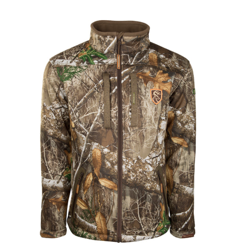 Drake- DNT1010-030-1- Silencer Full Zip Jacket with Agion Active- Realtree Edge