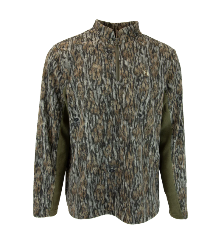 HEY8902- Field Fleece 1/4 Zip- Bottomland/Olive