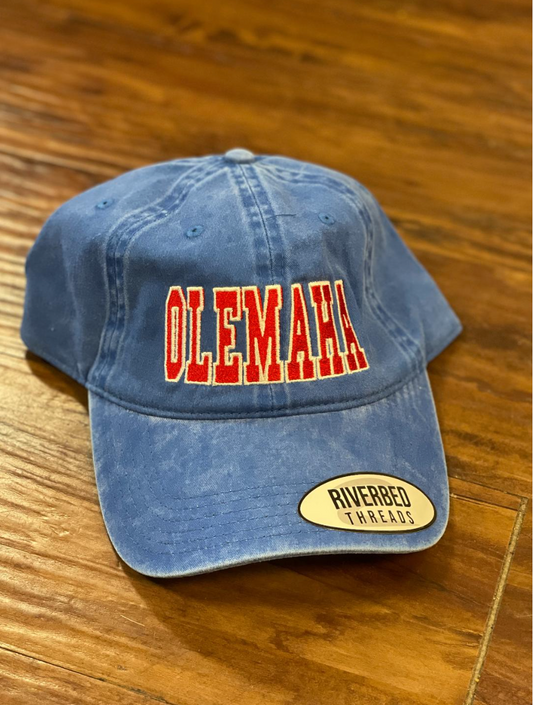 OLEMAHA CANVAS HAT- ROYAL