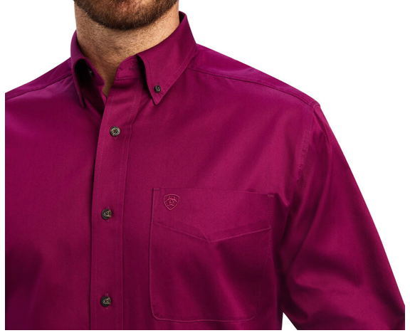 Ariat Solid Twill Button-Up Shirt