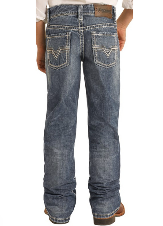 Rock & Roll REGULAR FIT BB GUN BOOTCUT JEANS #BB-2807