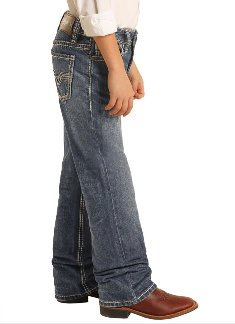 Rock & Roll REGULAR FIT BB GUN BOOTCUT JEANS #BB-2807