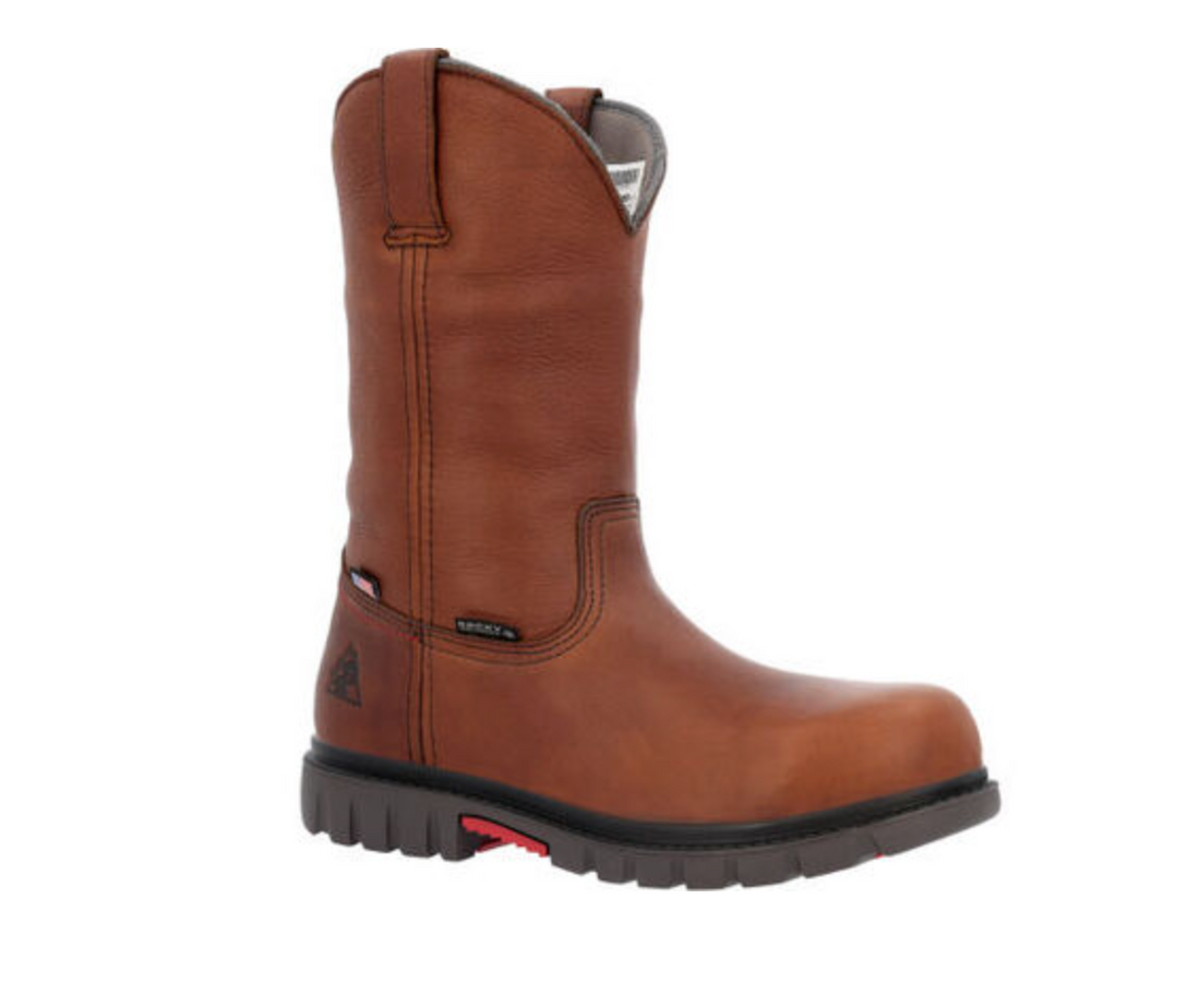 ROCKY WORKSMART WATERPROOF COMPOSITE TOE PULL-ON WORK BOOT #RKK0402