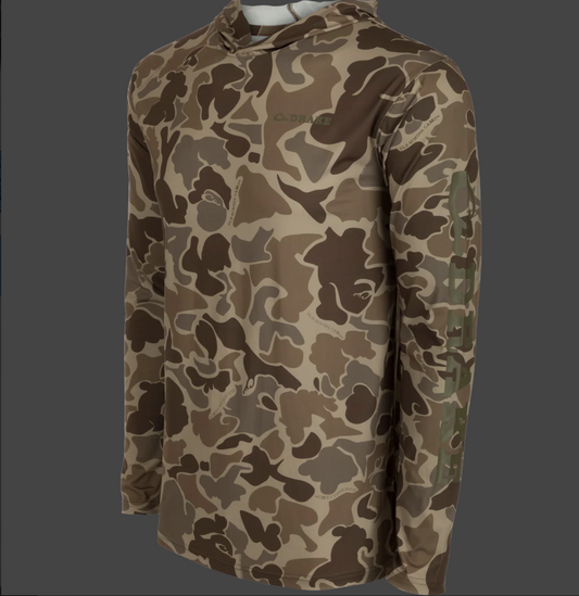 Burlebo Classic Deer Camo Shirt - Long Sleeve Antler Pocket XXXLarge