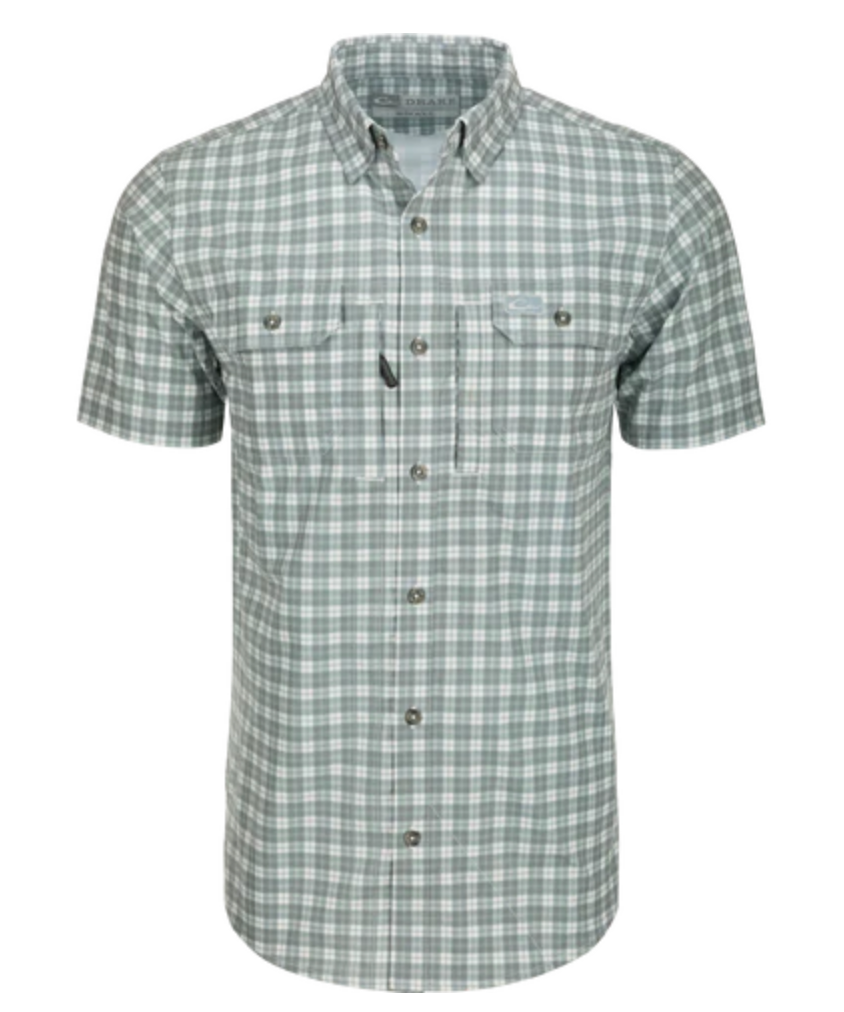 Drake Hunter Creek Check Plaid Shirt S/S