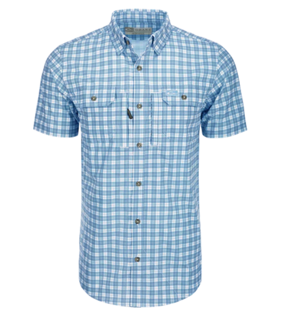 Drake Hunter Creek Check Plaid Shirt S/S