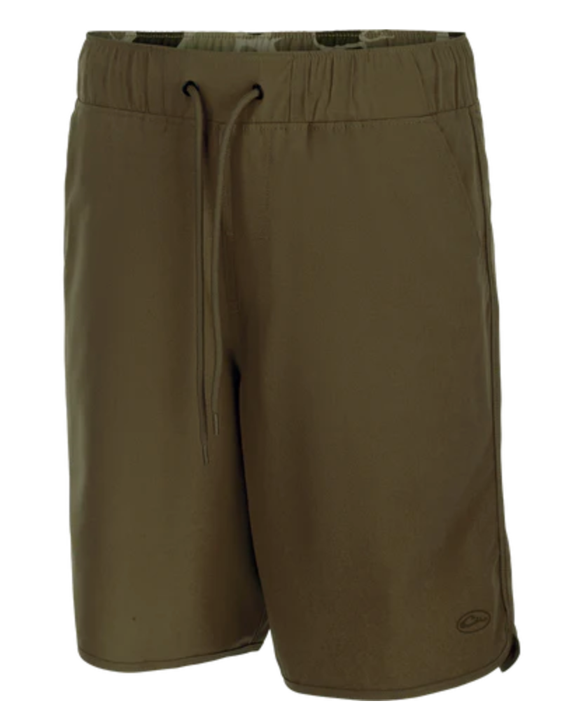 Drake Commando Lined Volley Short 9"