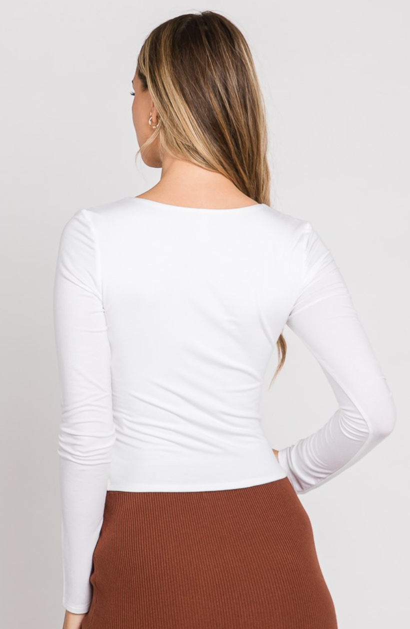 Basic L/S Cropped Top