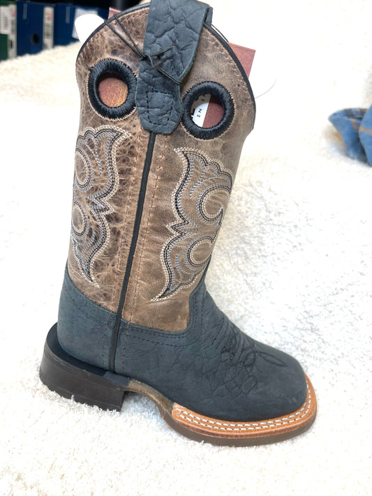 Old West Boy Boot Tan/Black BSC1966