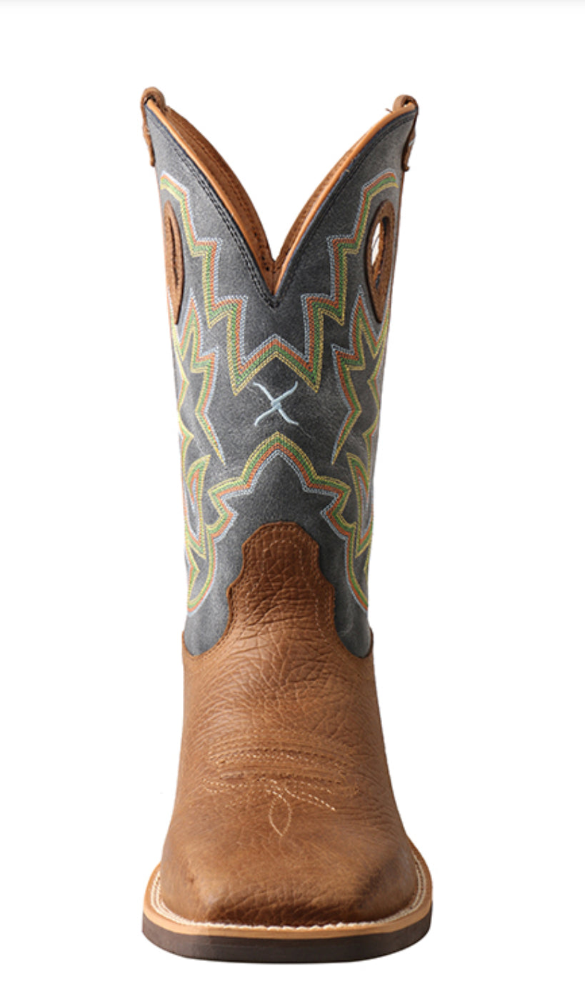 TWISTED X - MTH0026 - MEN'S TOP HAND WESTERN BOOTS - WIDE SQUARE TOE