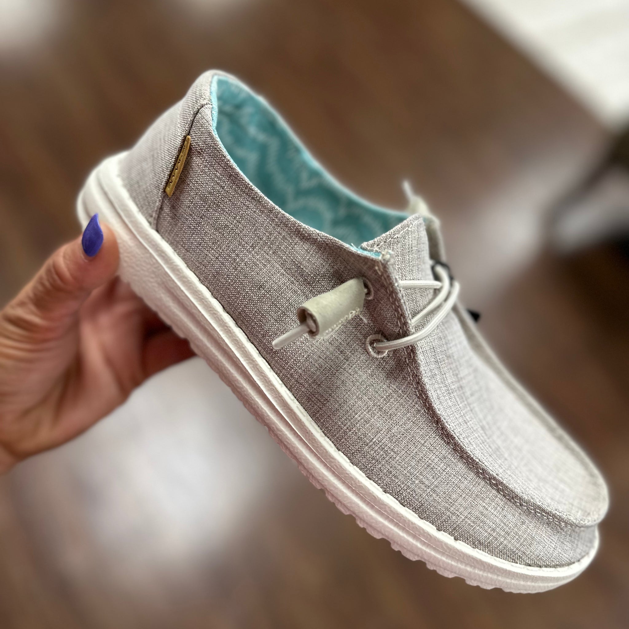 Hey Dude Wendy Chambray Beige