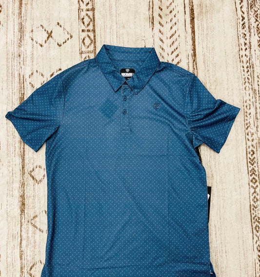 Rock & Roll Denim Printed Polo